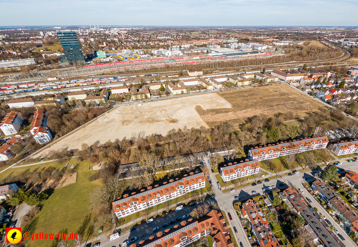 20.02.2023 - der Hachinger Bach zwischen Berg am Laim und Neuperlach